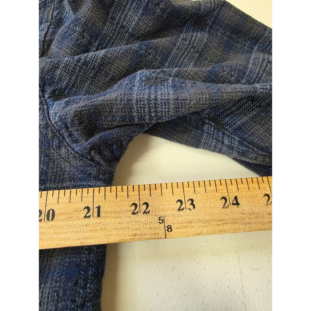 Moonshine Spirit Brad Paisley Mens Blue Plaid Western Snap Shirt Large - Picture 6 of 8